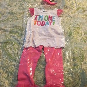Mud pie girls 1st birthday outfit
